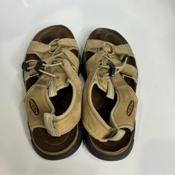 Keen Sarasota sandals tan‎ leather women’s size 8.5 casual summer hiking outdoor - Image 5