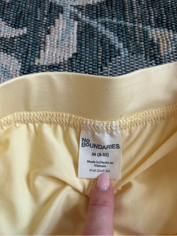 Butter Yellow Pleated Active Skort - Image 5
