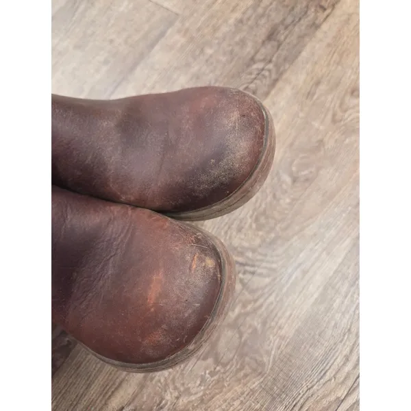 Comfortiva Align Bootie Zip Leather Weather Proof Ankle Boots Size 7.5M Brown - Image 8