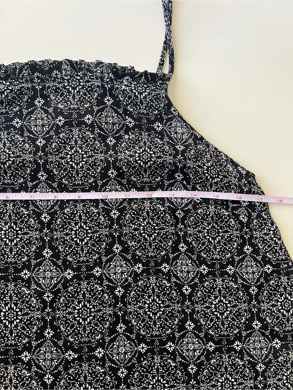 Universal Thread Black White Medallion Print Cotton Tank Top Size S - Image 8