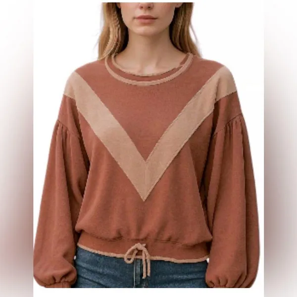 Desert Red & Tan Chevron Top – POL - Image 5