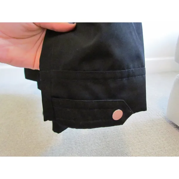 London Fog Jacket Medium M‎ Black Quilted Lining Utility Anorak Coat 54201955C - Image 7