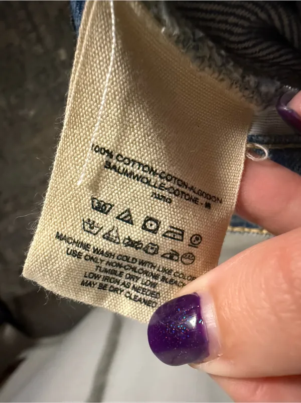 We The Free Distressed Medium Wash Denim Mini Skirt Size 24 - Image 5