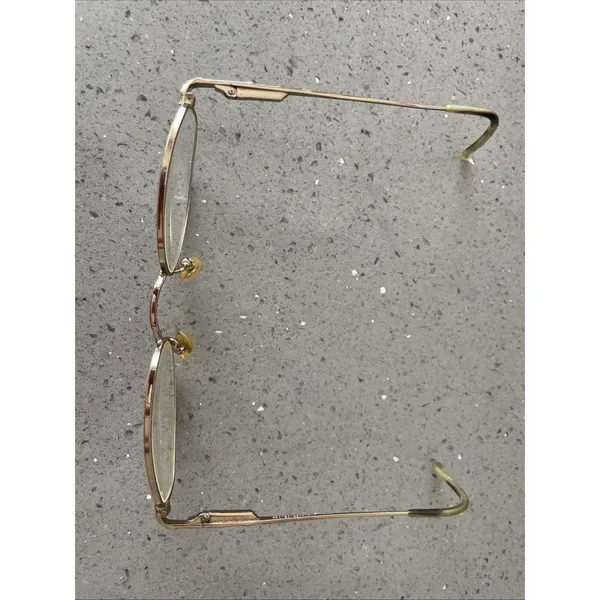 Marchon Super Flex Eyeglasses Frames ONLY Gold Flex Italy 50-18-130 oval - Image 2