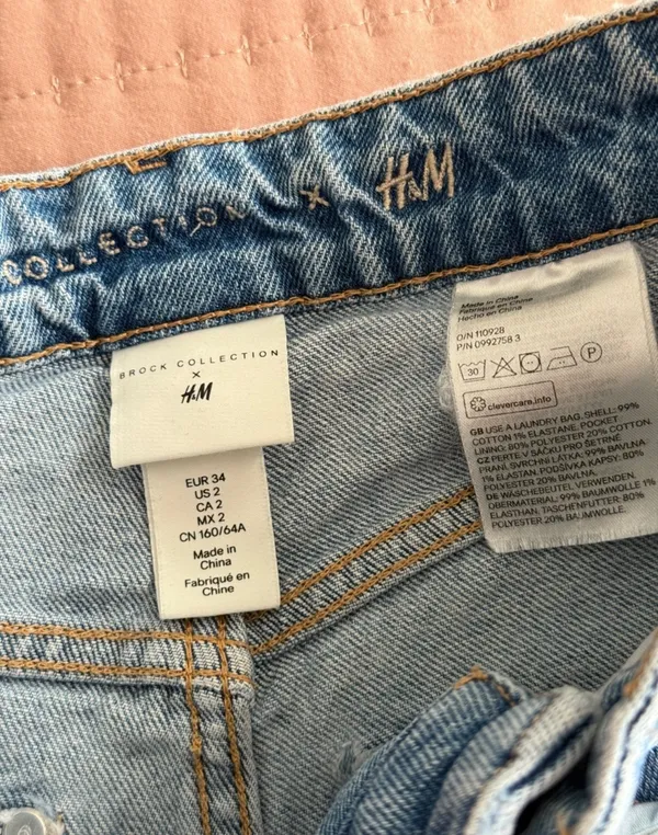 H&M Denim Cutoff Shorts - Image 3