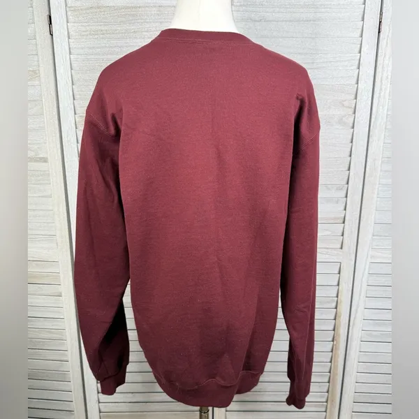 CHAMPION Sweatshirt Crewneck Burgundy-Medium - Image 2