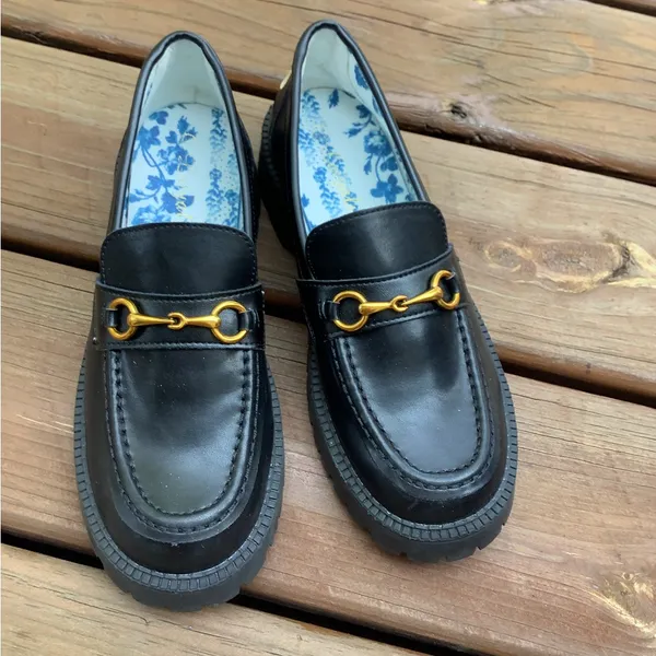 Modern chunky sole loafers 🖤🖤 Black Size 7 - Image 12