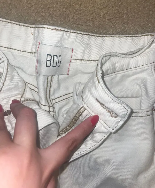 BDG white Mom Jeans - Image 2