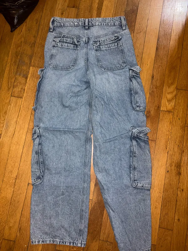 garage women’s baggy cargo jeans - Image 5