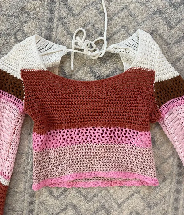 Altar'd State Sweater Cropped - Image 2