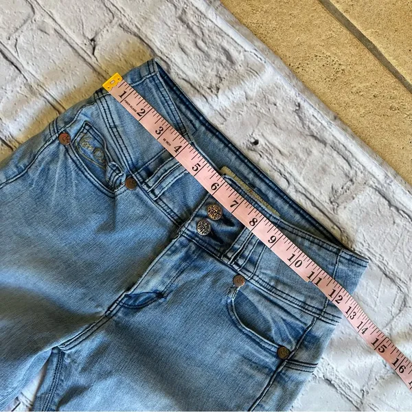 VTG Y2K Von Dutch Jeans Size 26 FLAW - HOLE - Image 7