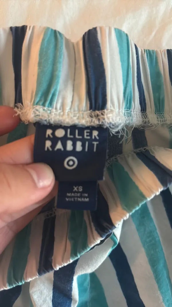Roller Rabbit x target striped shorts xs - Image 2