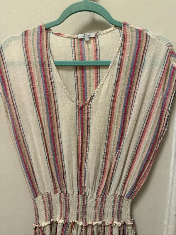 Rails Lucca Dress Havana Stripe - Image 3