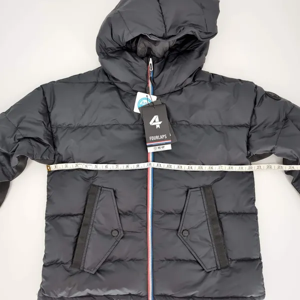 4 Laps FourLaps Black Women's Cover Down Jacket Goose Down Puffer - Size S - NWT - Image 9