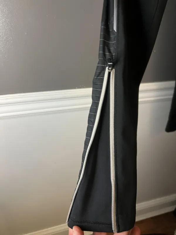 Lole Pants Womens Small Black Softshell Ski Snow Zip Leg Athletic Outdoor - Image 4