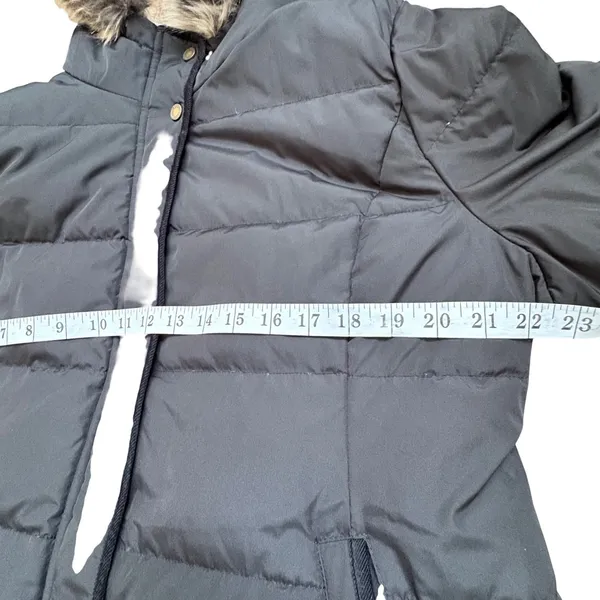 Lauren Ralph Lauren 60% Down Puffer Coat Fur Hood Black XL Winter‎ Parka Jacket - Image 14