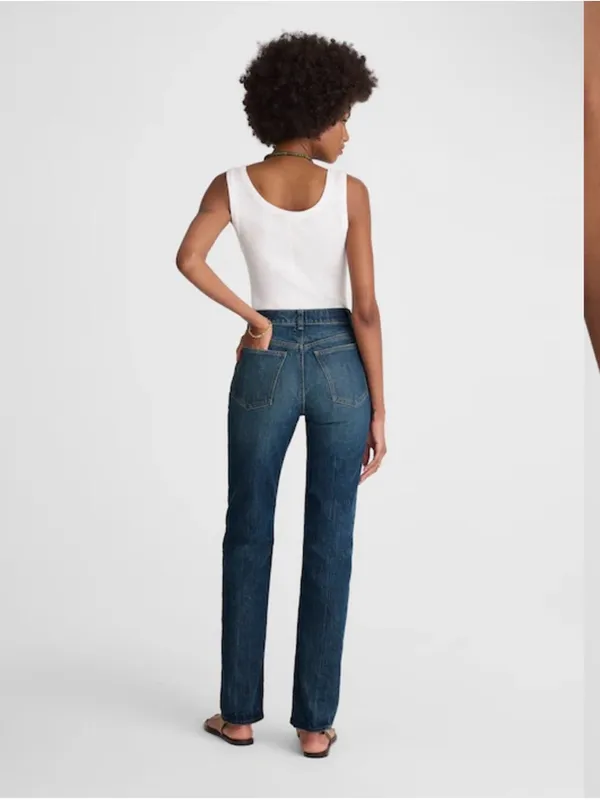Madewell Women’s Longline straight leg jeans - Image 3