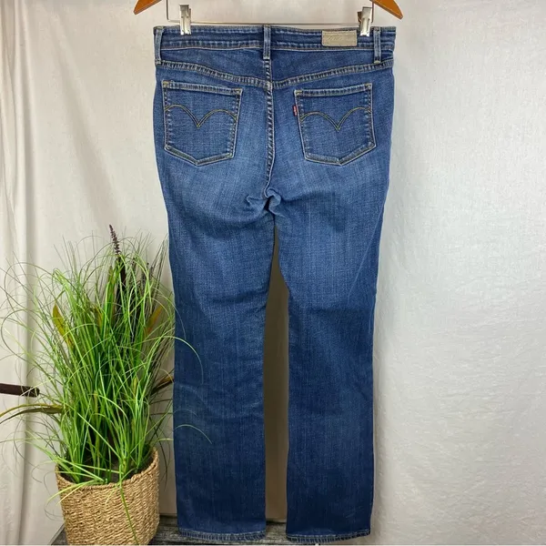 Levi’s Blue Slight Curve Straight Leg Jeans 6 28 - Image 2