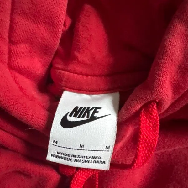 Nike Hoodie Red - Image 2