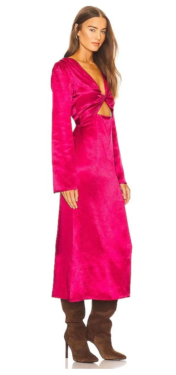 House of Harlow Hot Pink Dress - Image 3