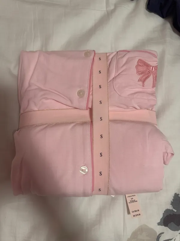 Victoria's Secret Pajama Set Pink - Image 2