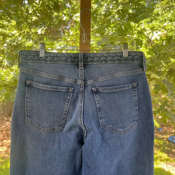 Old Navy Women's O.G. Straight Jeans Braided Waistband Size 10. NEW! - Image 3