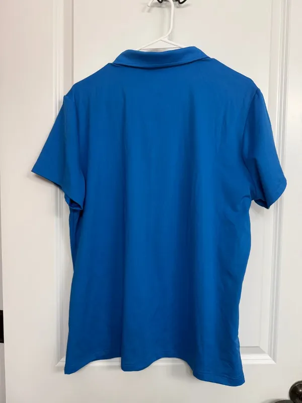 NWT Blue UPF Moisture Wicking Golf Polo Shirt Women’s XL - Image 5