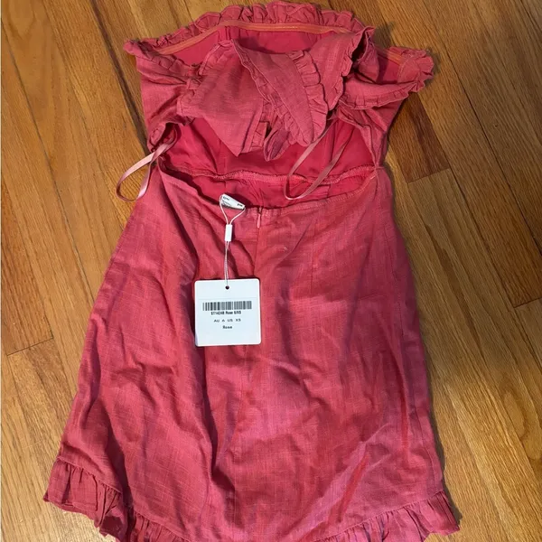 Selfie Leslie Pink strapless mini Dress - Image 4
