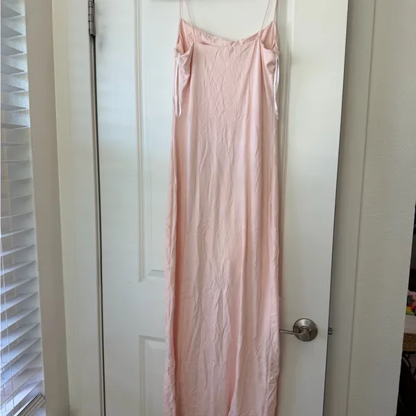 Elegant Pink Maxi Dress Size L - Image 2
