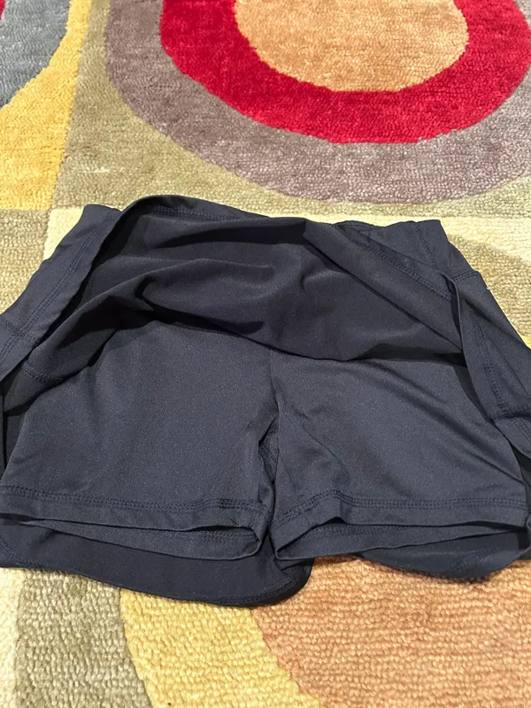 Jockey Black Mini Tennis Skort Built in Shorts Zipper Pocket Women’s Size Small - Image 6