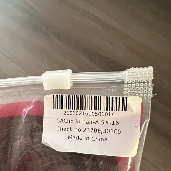 Wire Hair Extensions Real Human Hair 16 inch 125g Light Ash Brown Remy Real Hair - Image 4