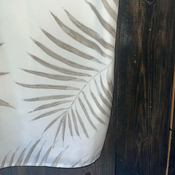 BB Dakota White Palm Leaf Print Camisole Tank Top‎ Sleeveless Summer Blouse - Image 5