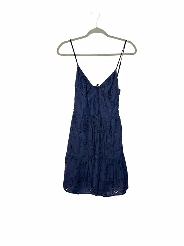 ✨ Lulus Adorable in Athens Navy Blue Eyelet Embroidered Mini Dress‎ ✨ - Image 2