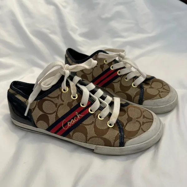 EUC Y2K Vintage Coach Poppy Series Folly Sneaker - Image 2