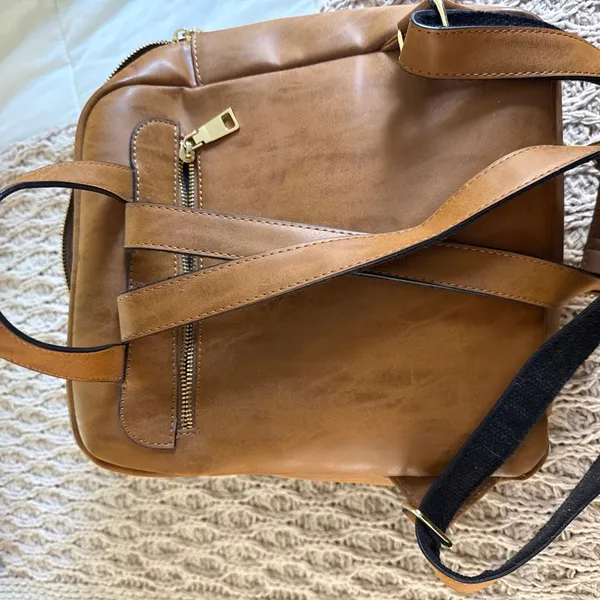 Brown Leather Backpack Steve Madden - Image 2