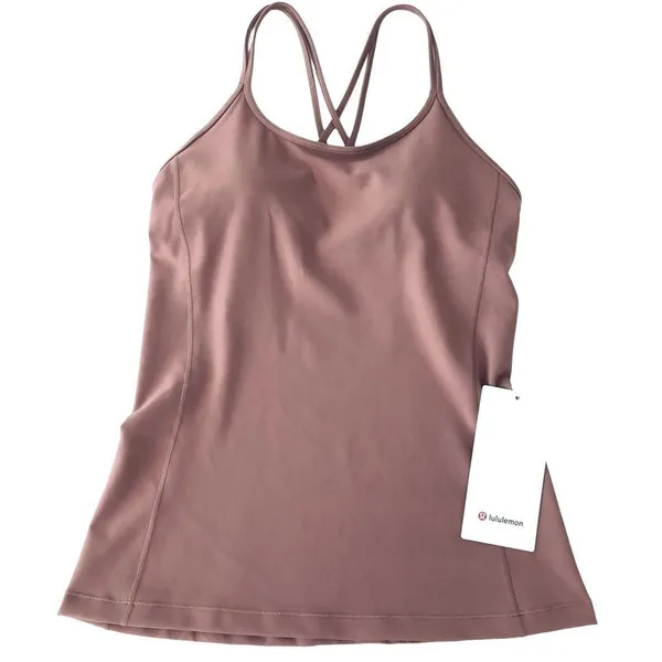 Lululemon Free To Be Tank Everlux Red Dust Sz 6 - Image 2