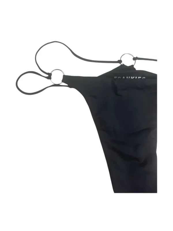 new Frankie’s Bikinis ↯ Kailyn Skimpy Ring Detail Bikini Bottoms ↯ Black ↯ Large - Image 9