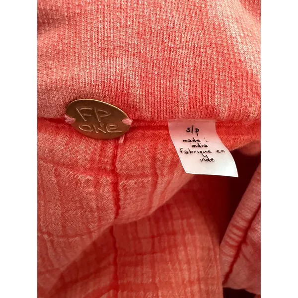 Free People FP One Birdie Washed Jacket Rose Women's Size Small‎ - Image 10