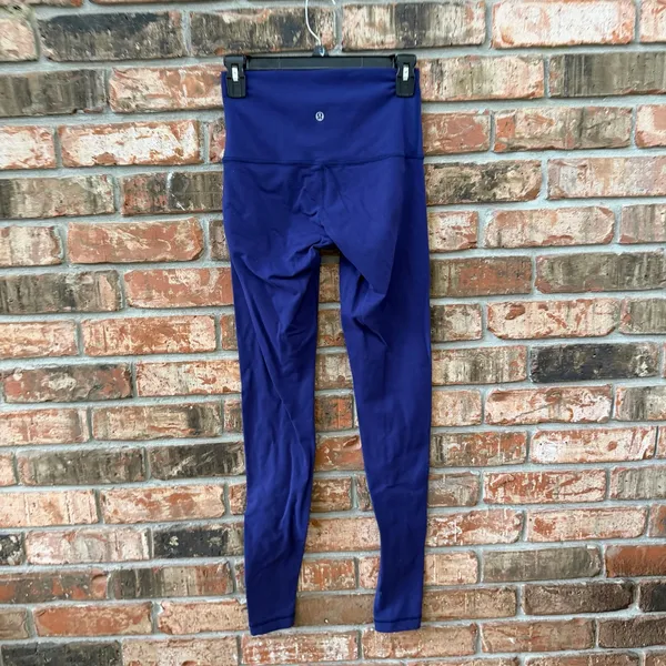 Lululemon Size 6 Purple Leggings Athletic Athleisure Soft Stretch Pull On - Image 5