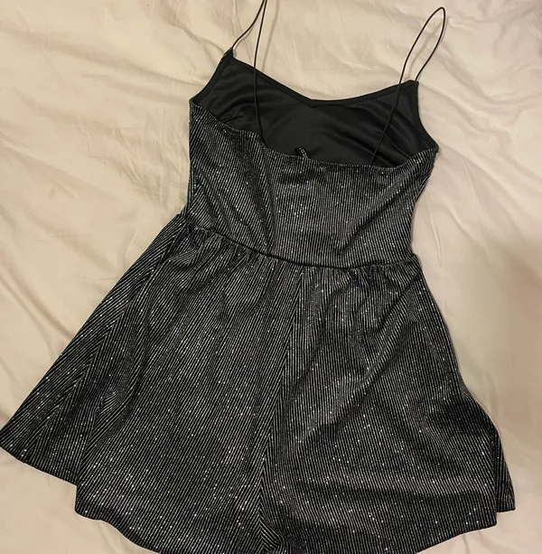 Sparkly Black Romper - Image 4