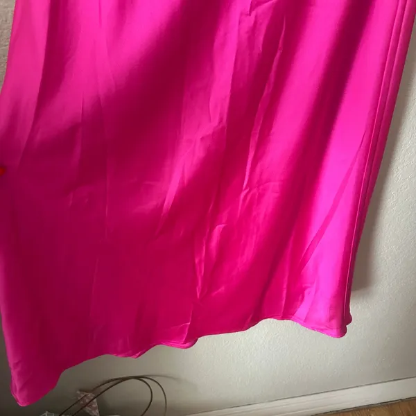 Show Me Your Mumu Taylor Tube Maxi Dress Hot Pink Size Large NWT - Image 5
