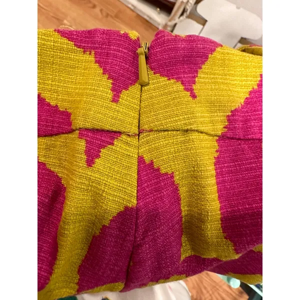 Anthropologie 'Cartonnier' Tailored Remy Shorts Hot Pink Yellow Green sz 4 - Image 16