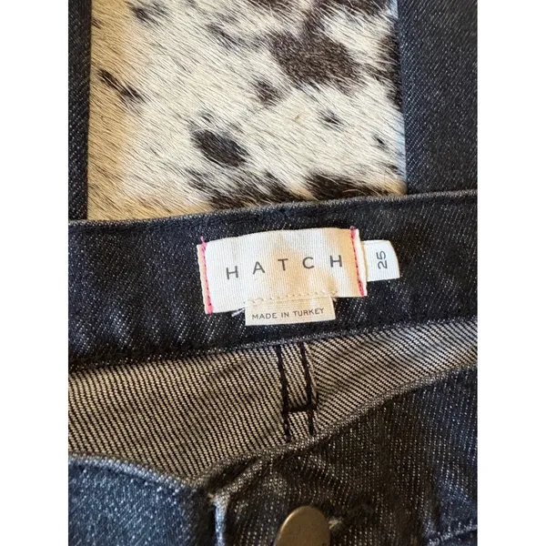 Hatch Strong Like A‎ mama jeans Size 25 Black Wash Maternity - Image 3