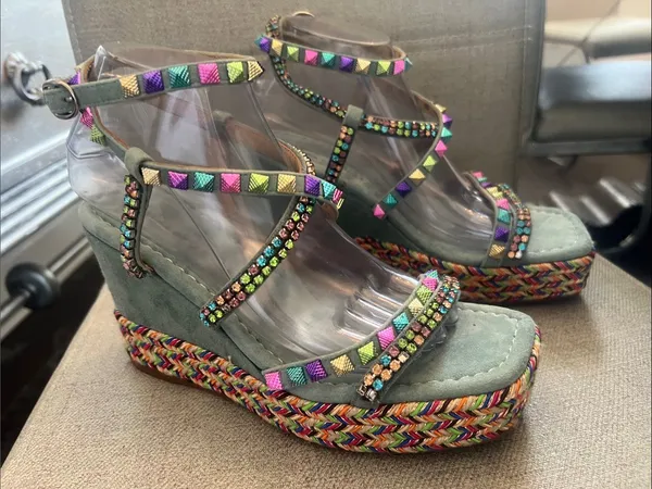 Alma en Pena Colorful Strappy Platform Sandals festival - Image 5