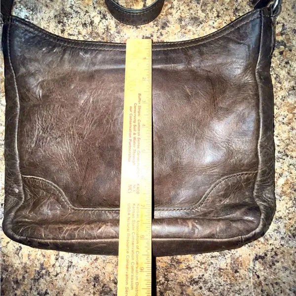 Frye medium leather should bag - Image 7