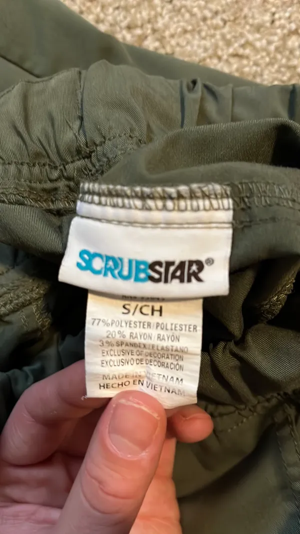Scrubstar Scrub Bottoms Army Green - Image 4