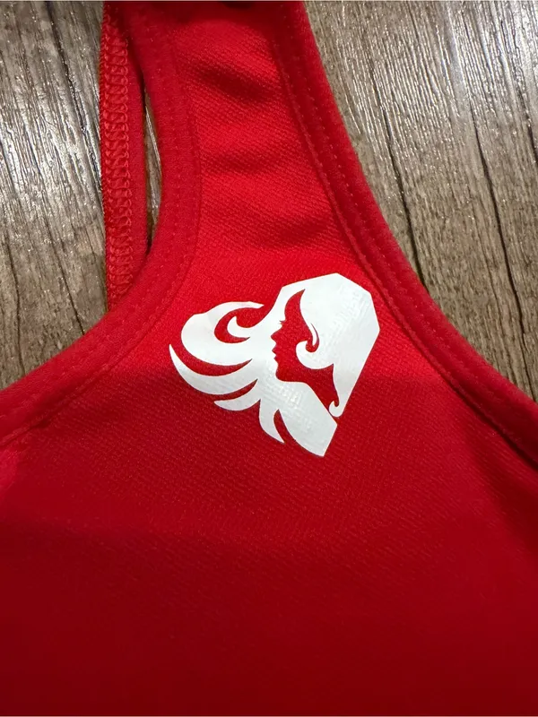 Women’s Best Red Powerless Seamless Sports Bra - Image 3