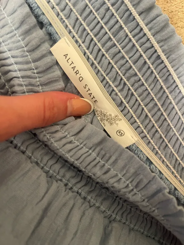 Altar'd State Blue Shorts Flowy - Image 3