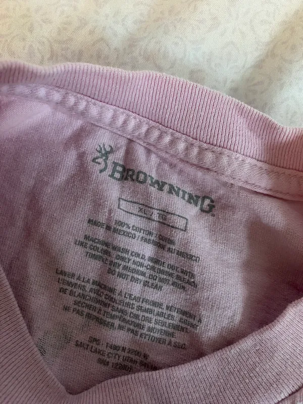 Browning pink camo Tshirt - Image 7