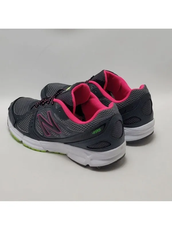 Women's New Balance 495v2 Running Sneakers Athletic Shoes Size 9 Dark Gray Pink - Image 12